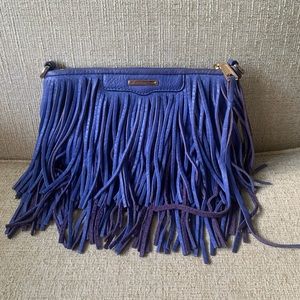Rebecca Minkoff Blue Fringe Crossbody/Handbag